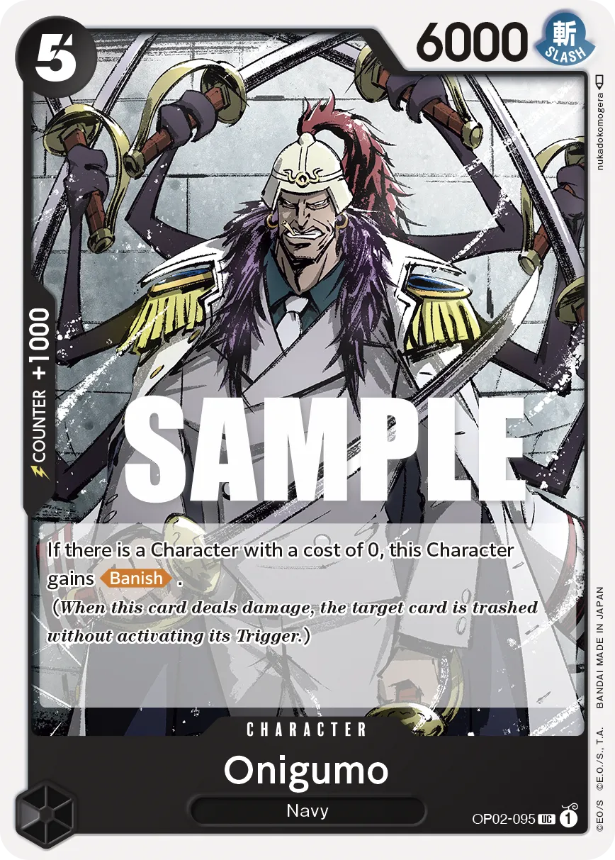 Onigumo · Paramount War OP02-095/204