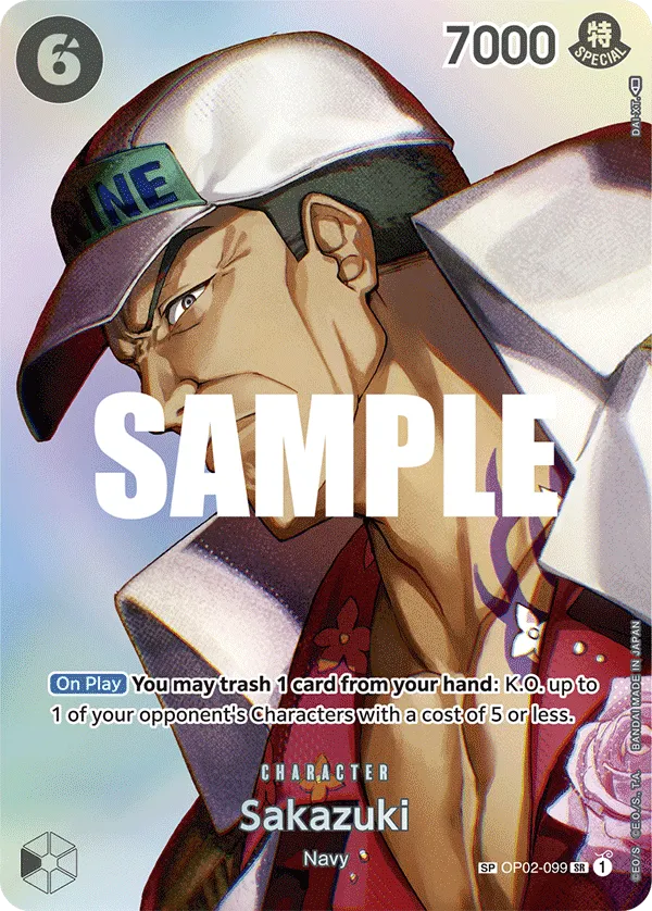 Sakazuki (SP) · Paramount War OP02-099/204