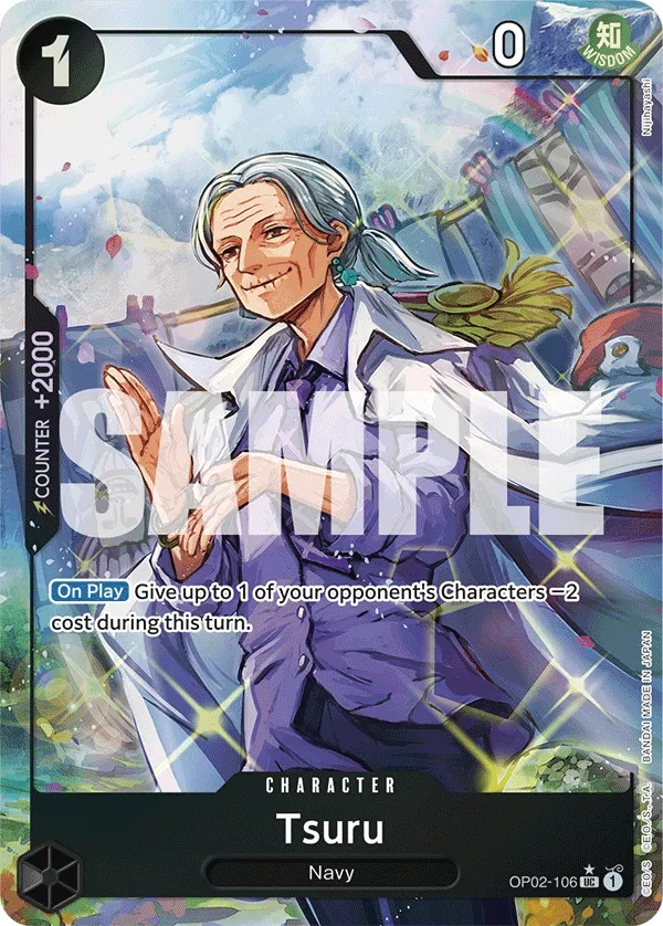 Tsuru (Full Art) · Paramount War OP02-106/204