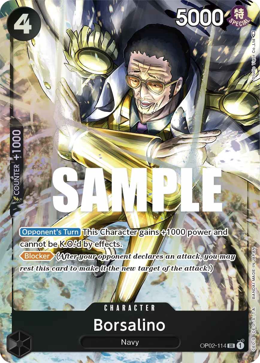 Borsalino (Alternate Art) · Paramount War OP02-114/204