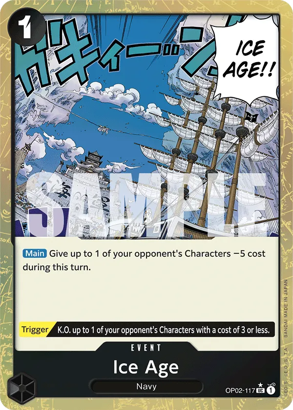 Ice Age (Textured Foil) · Paramount War OP02-117/204