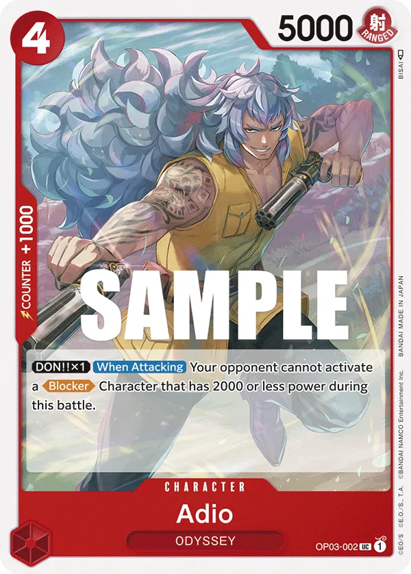 Adio · Pillars of Strength OP03-002/227