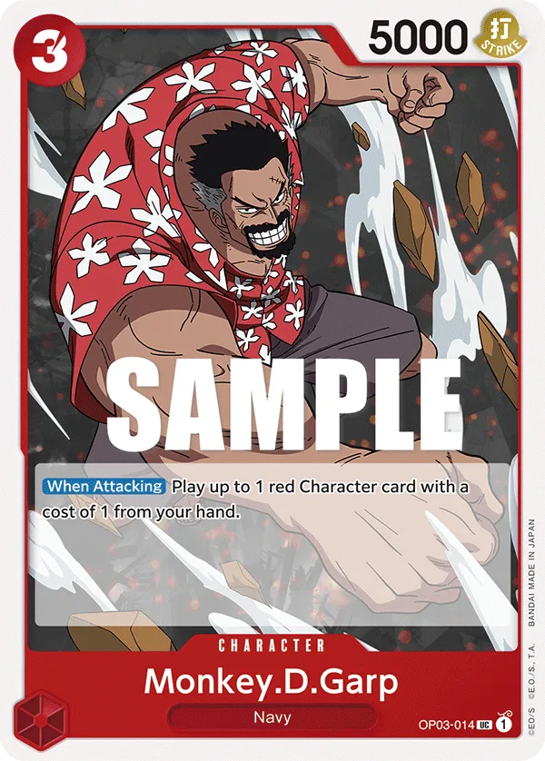 Monkey.D.Garp · Pillars of Strength OP03-014/227