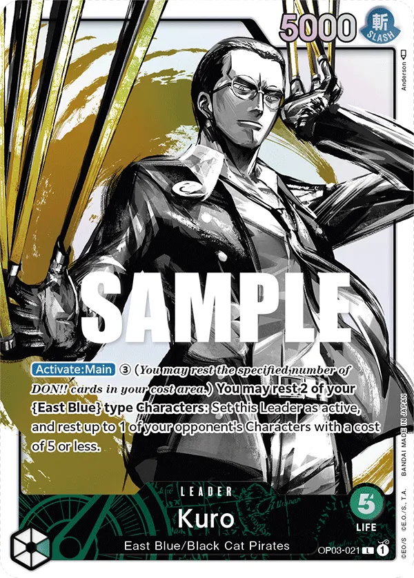 Kuro (Alternate Art) · Pillars of Strength OP03-021/227