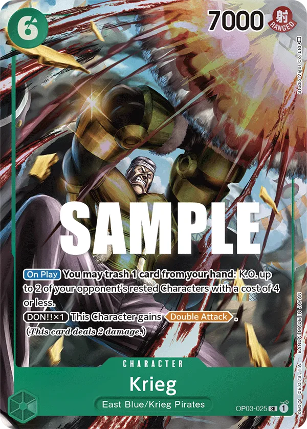 Krieg (Alternate Art) · Pillars of Strength OP03-025/227