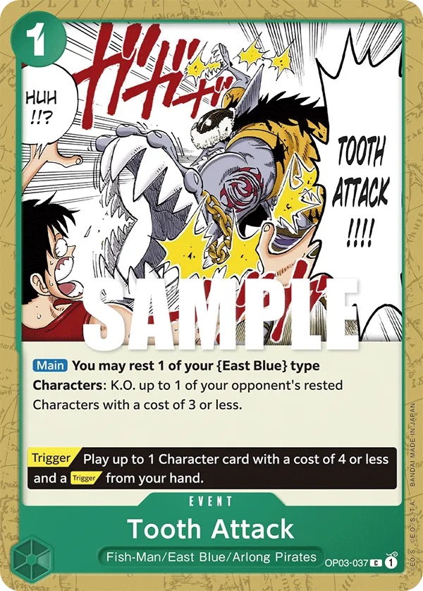 Tooth Attack · Pillars of Strength OP03-037/227