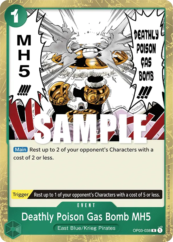 Deathly Poison Gas Bomb MH5 · Pillars of Strength OP03-038/227