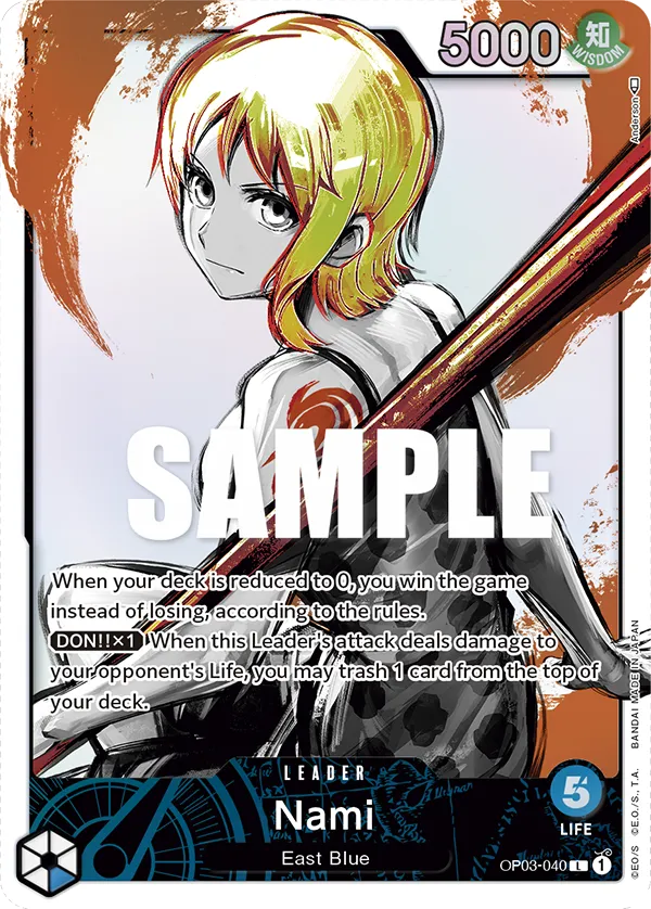 Nami (040) (Alternate Art) · Pillars of Strength OP03-040/227
