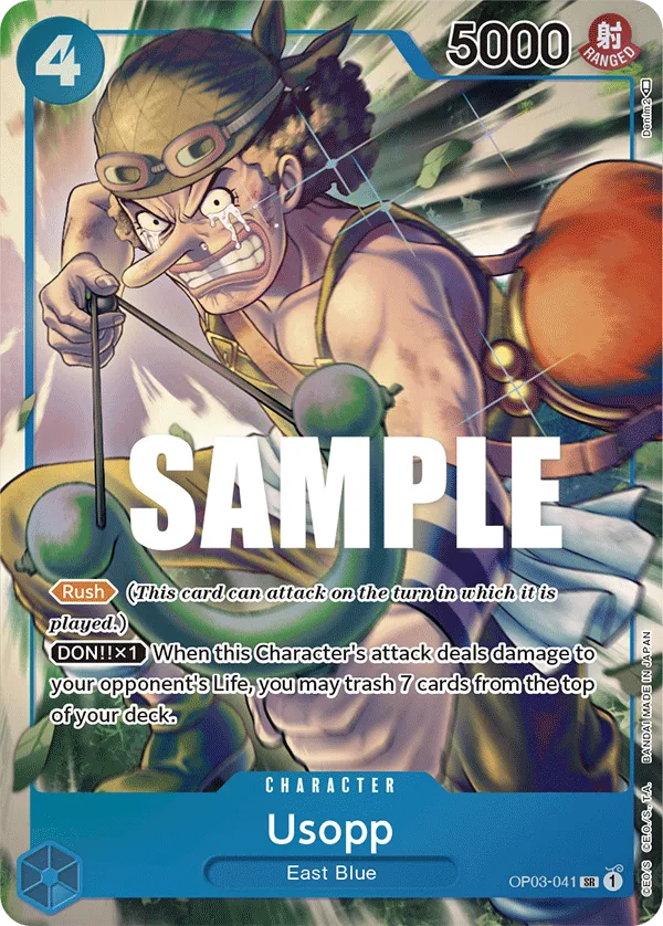 Usopp (Alternate Art) · Pillars of Strength OP03-041/227
