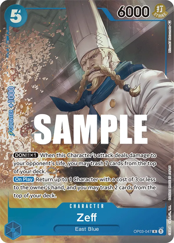 Zeff (Alternate Art) · Pillars of Strength OP03-047/227