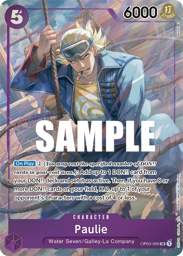 Paulie (Alternate Art) · Pillars of Strength OP03-066/227