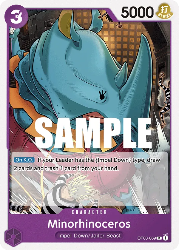 Minorhinoceros · Pillars of Strength OP03-069/227