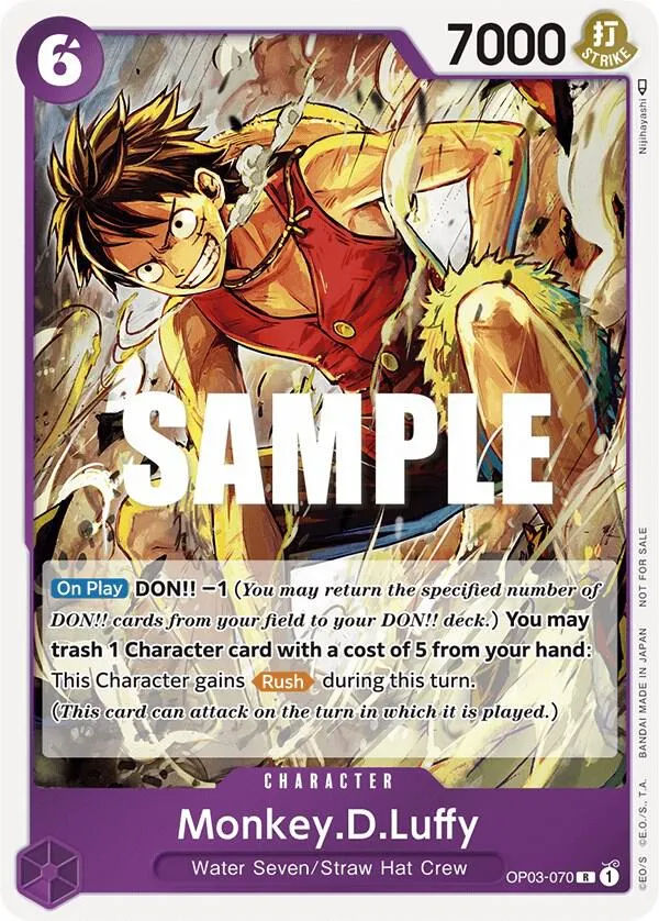 Monkey.D.Luffy (Dash Pack) · Pillars of Strength OP03-070/227