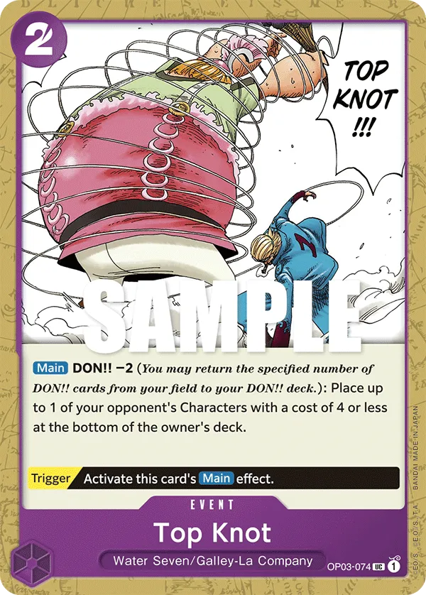Top Knot · Pillars of Strength OP03-074/227