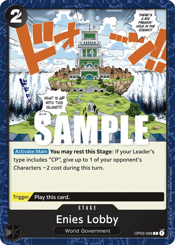 Enies Lobby · Pillars of Strength OP03-098/227