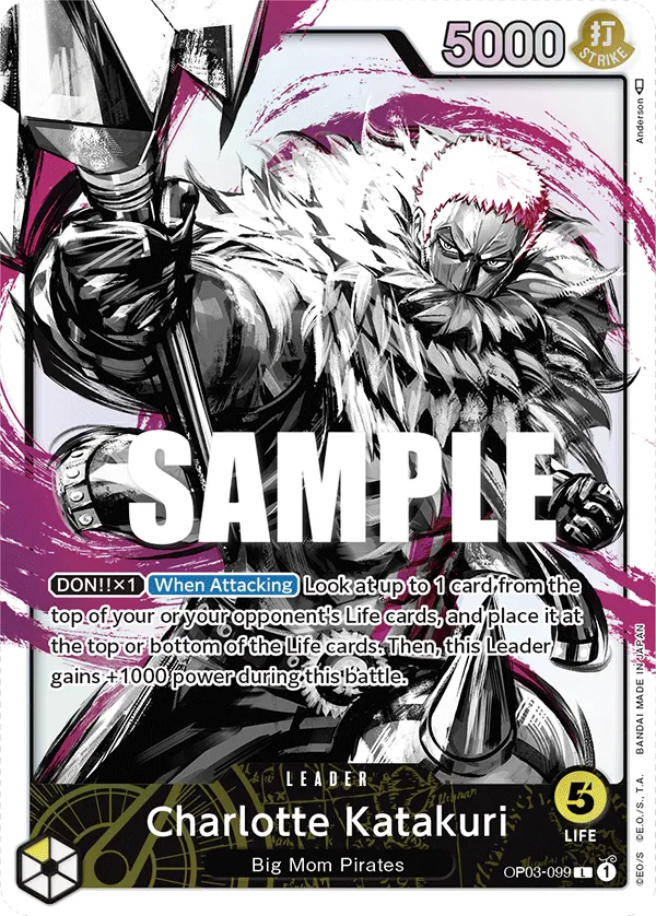 Charlotte Katakuri (099) (Alternate Art) · Pillars of Strength OP03-099/227
