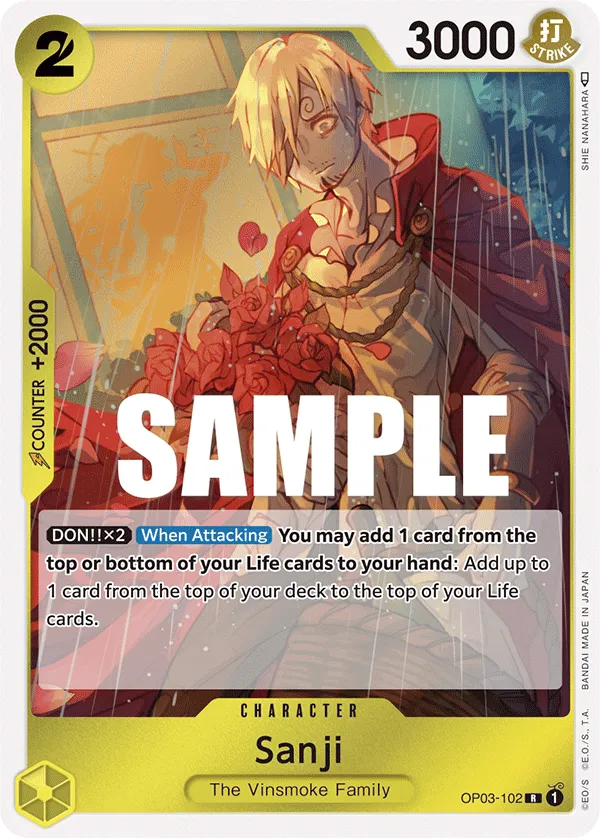 Sanji · Pillars of Strength OP03-102/227