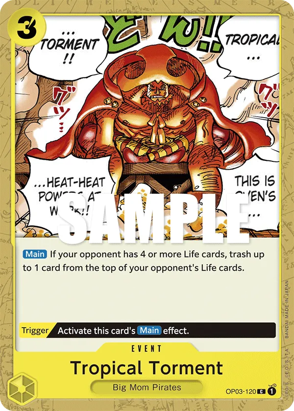 Tropical Torment · Pillars of Strength OP03-120/227