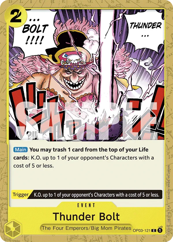 Thunder Bolt · Pillars of Strength OP03-121/227