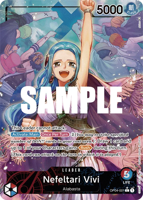 Nefeltari Vivi (001) (Alternate Art) · Kingdoms of Intrigue OP04-001/190
