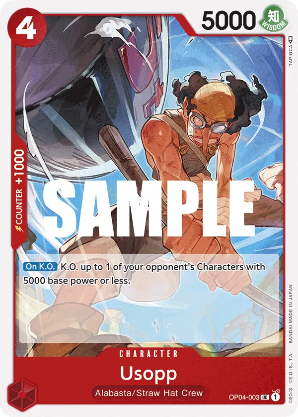 Usopp · Kingdoms of Intrigue OP04-003/190