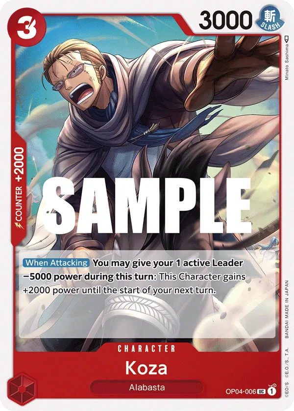 Koza · Kingdoms of Intrigue OP04-006/190