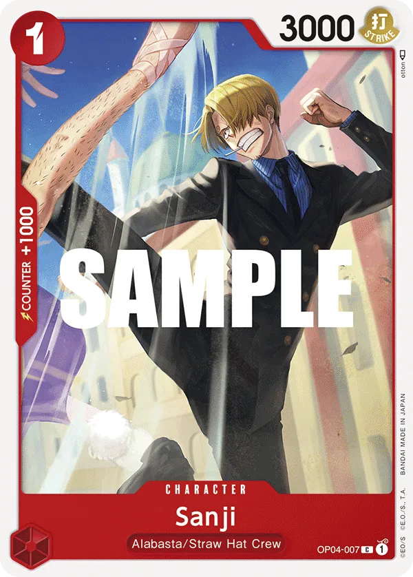 Sanji · Kingdoms of Intrigue OP04-007/190