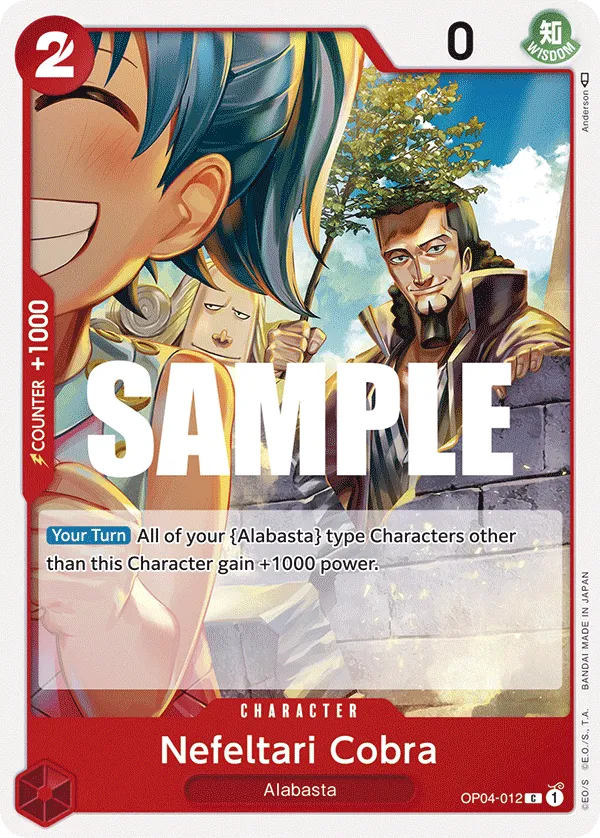 Nefeltari Cobra · Kingdoms of Intrigue OP04-012/190