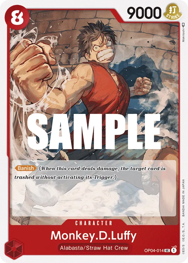 Monkey.D.Luffy · Kingdoms of Intrigue OP04-014/190