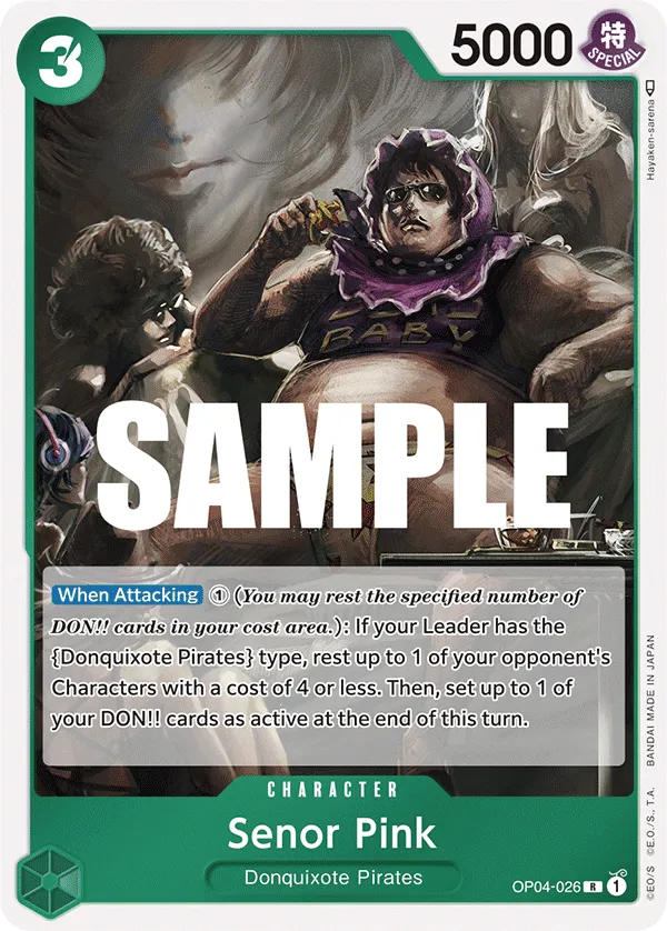 Senor Pink · Kingdoms of Intrigue OP04-026/190