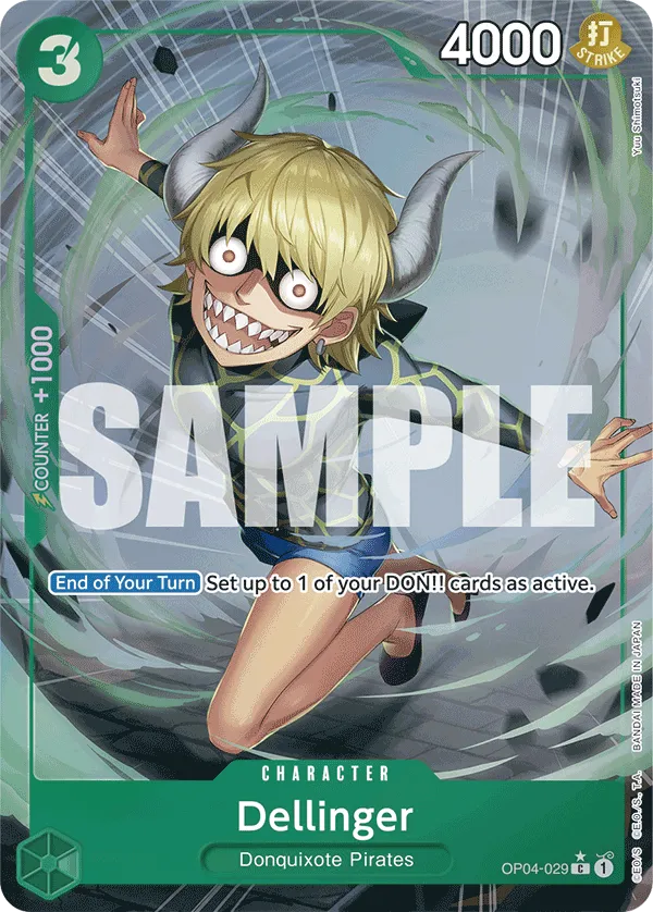 Dellinger (Full Art) · Kingdoms of Intrigue OP04-029/190