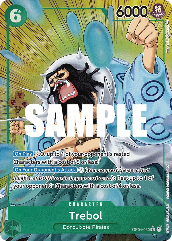 Trebol (Alternate Art) · Kingdoms of Intrigue OP04-030/190