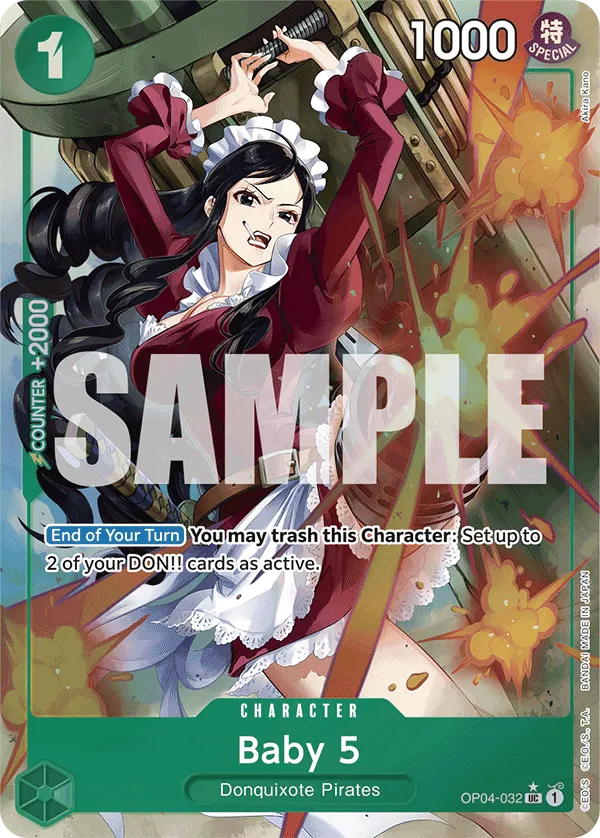 Baby 5 (OP04-032) (Full Art) · Kingdoms of Intrigue OP04-032/190