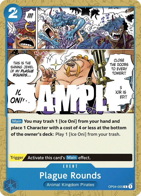 Plague Rounds · Kingdoms of Intrigue OP04-055/190