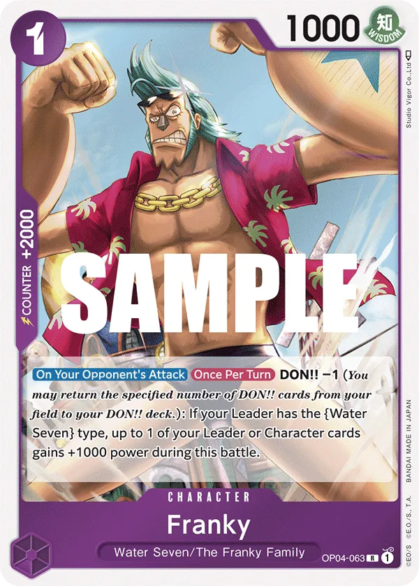 Franky · Kingdoms of Intrigue OP04-063/190