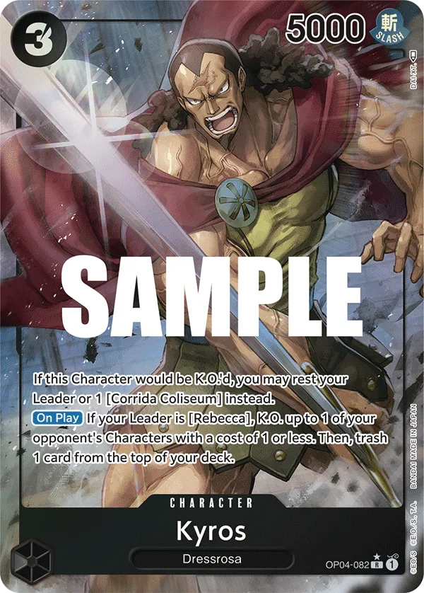 Kyros (Alternate Art) · Kingdoms of Intrigue OP04-082/190