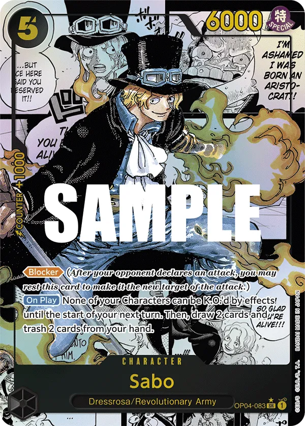 Sabo (Alternate Art) (Manga) · Kingdoms of Intrigue OP04-083/190