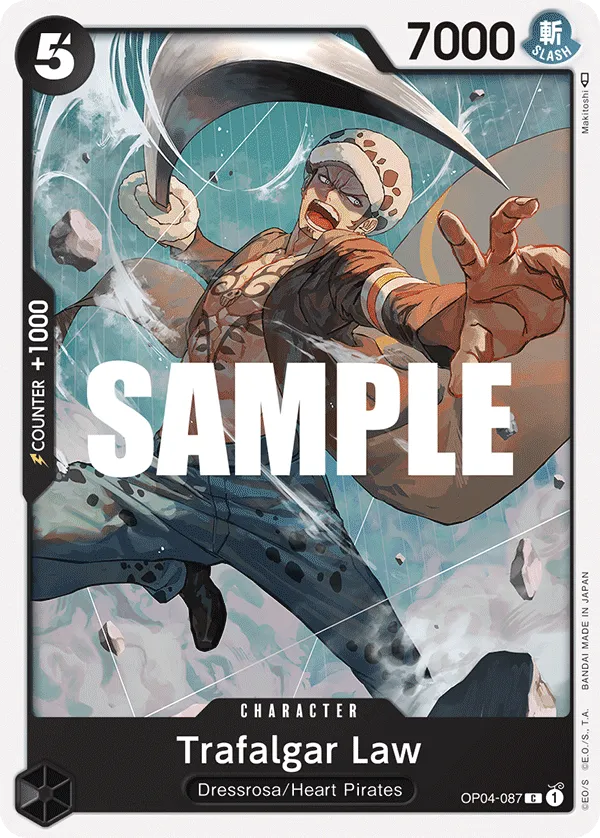 Trafalgar Law · Kingdoms of Intrigue OP04-087/190