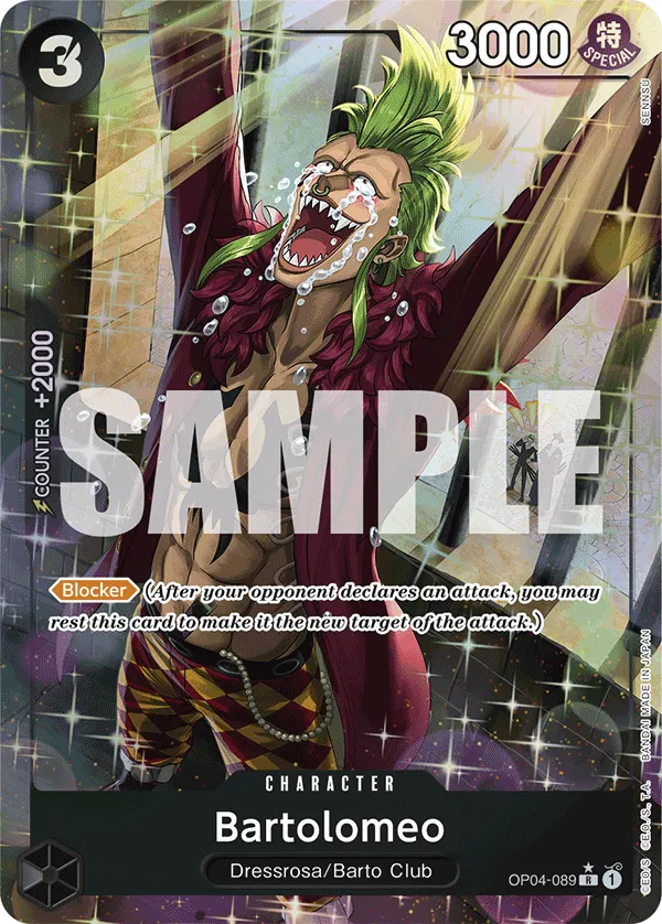 Bartolomeo (OP04-089) (Alternate Art) · Kingdoms of Intrigue OP04-089/190