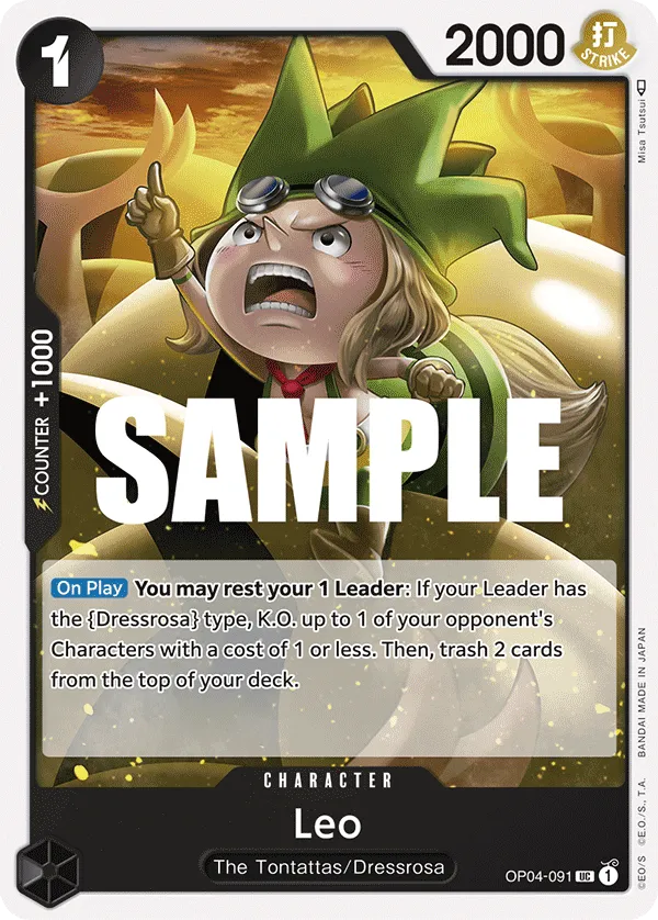 Leo · Kingdoms of Intrigue OP04-091/190