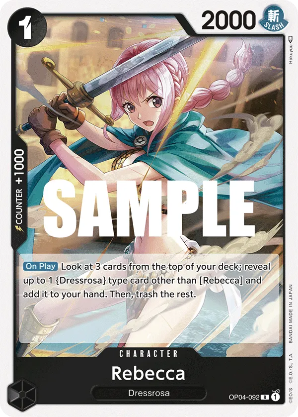 Rebecca · Kingdoms of Intrigue OP04-092/190