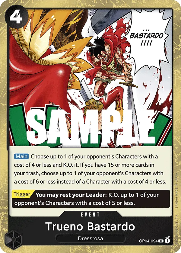 Trueno Bastardo · Kingdoms of Intrigue OP04-094/190