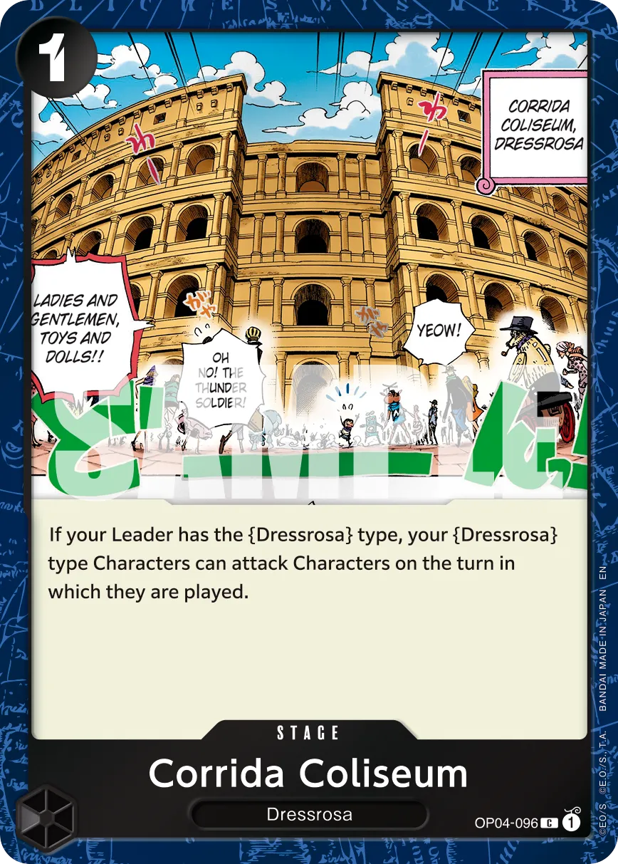 Corrida Coliseum (Pirate Foil) · Kingdoms of Intrigue OP04-096/190