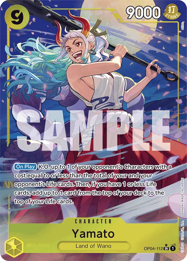 Yamato (OP04-112) (Alternate Art) · Kingdoms of Intrigue OP04-112/190