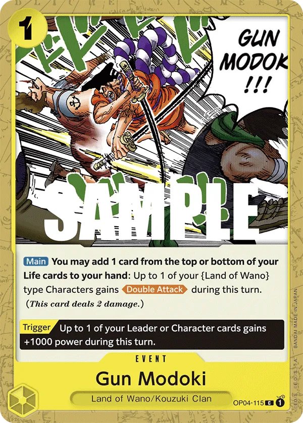 Gun Modoki · Kingdoms of Intrigue OP04-115/190