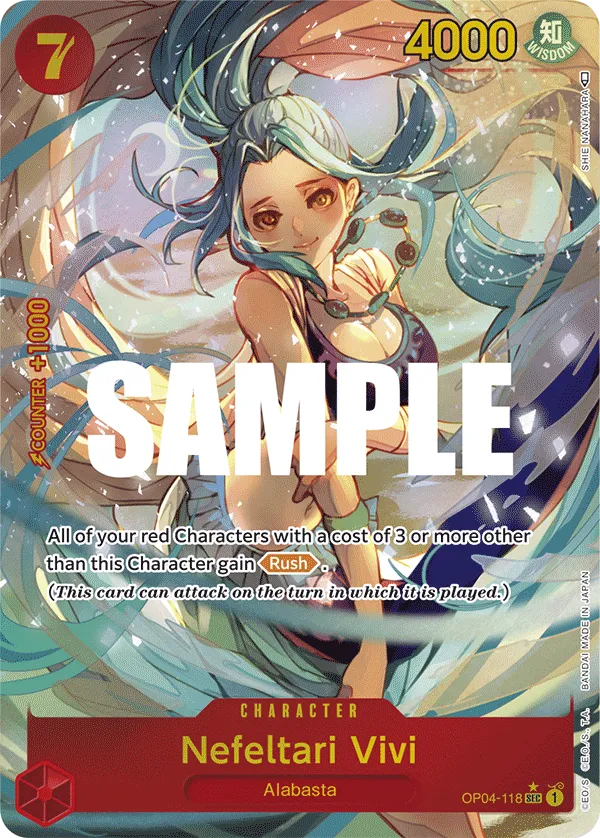 Nefeltari Vivi (118) (Alternate Art) · Kingdoms of Intrigue OP04-118/190
