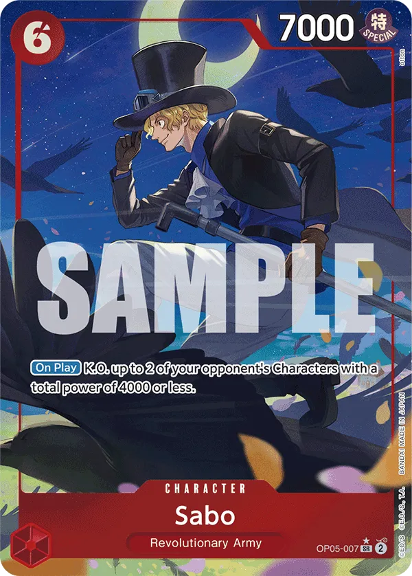 Sabo (OP05-007) (Alternate Art) · Awakening of the New Era OP05-007/249