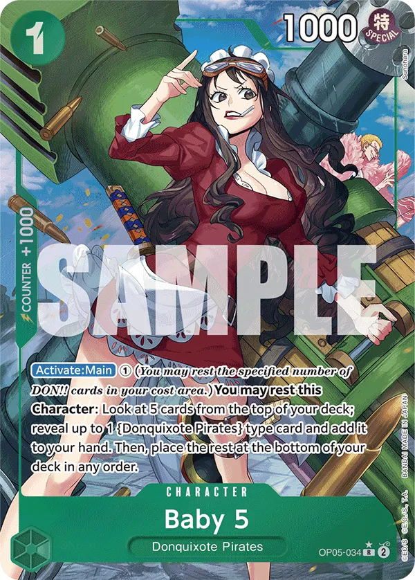Baby 5 (OP05-034) (Alternate Art) · Awakening of the New Era OP05-034/249