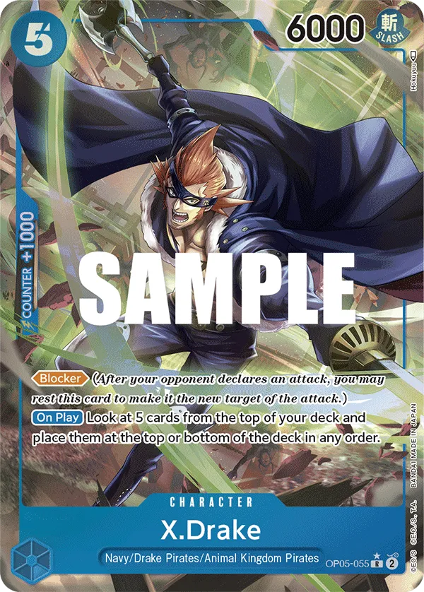 X.Drake (Alternate Art) · Awakening of the New Era OP05-055/249