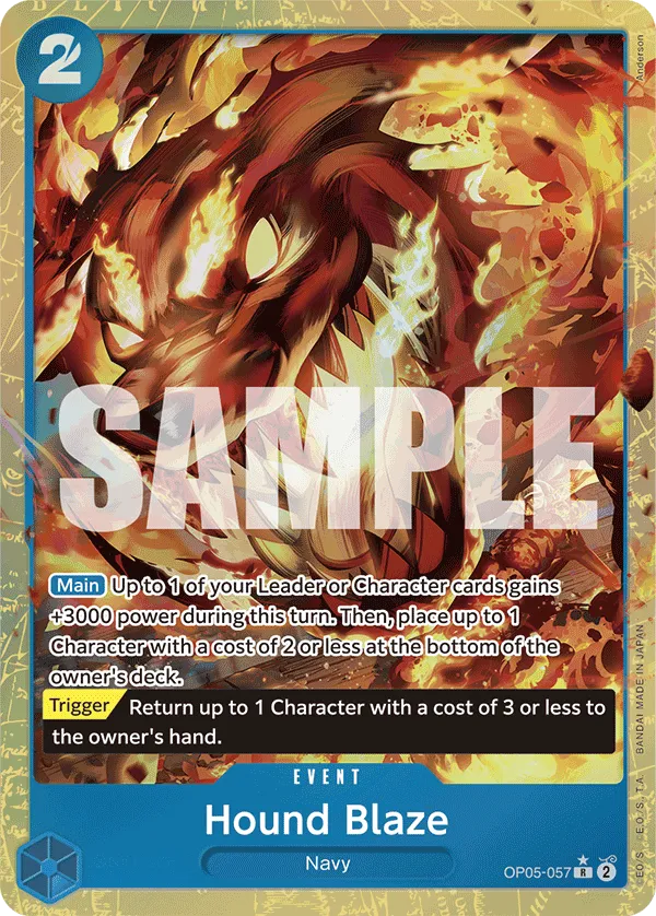 Hound Blaze (Alternate Art) · Awakening of the New Era OP05-057/249
